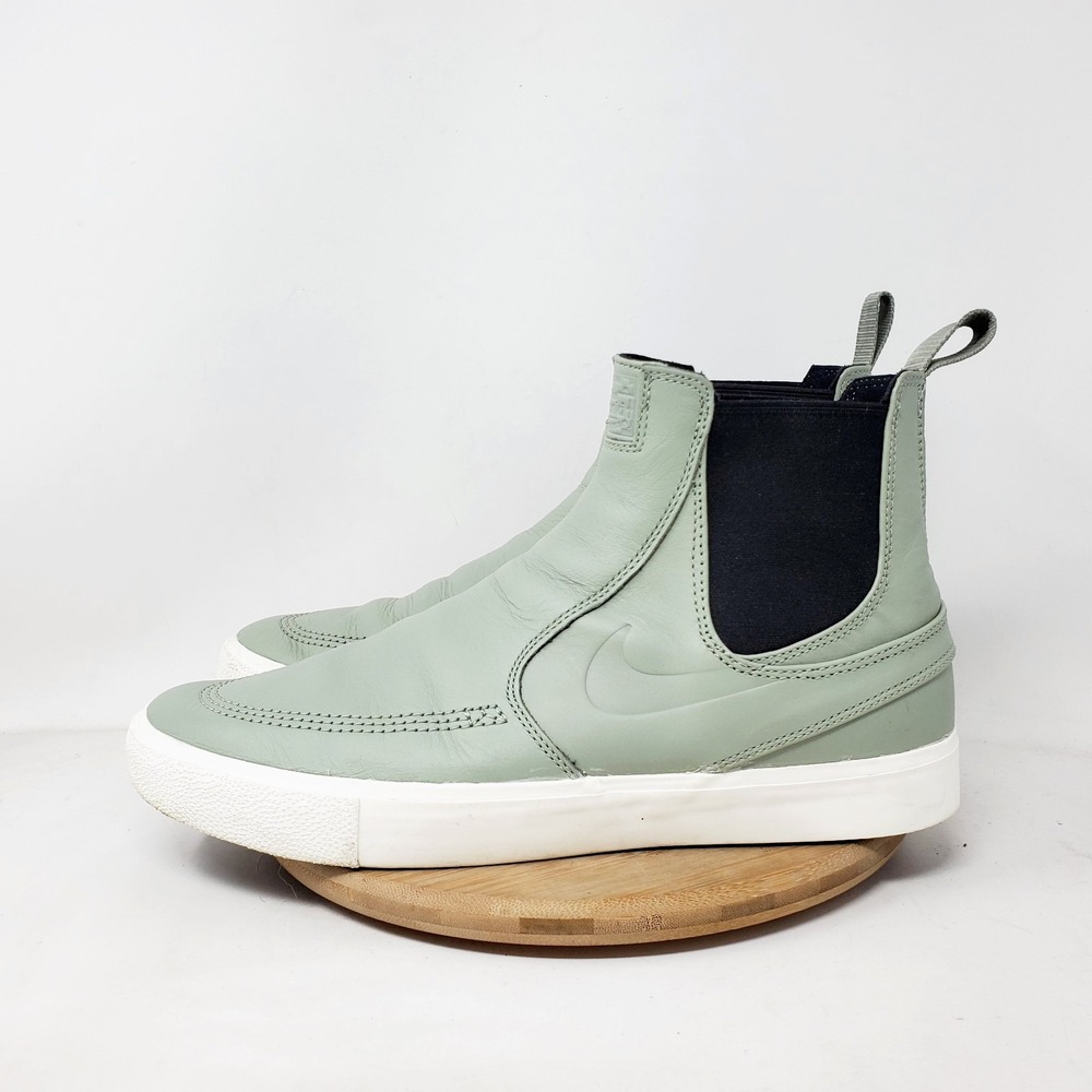Nike SB Stefan Janoski Slip Mid Shoes Mens 10.5‎ Jade Green Skate Sneaker Boot